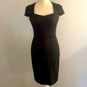 Banana Republic Black Cap Sleeve Dress - Size 0P - Like New!